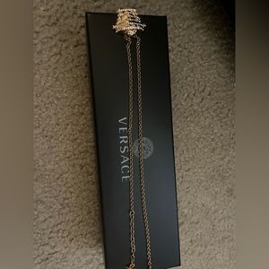Versace la Medusa chain gold and crystals brand new still in box